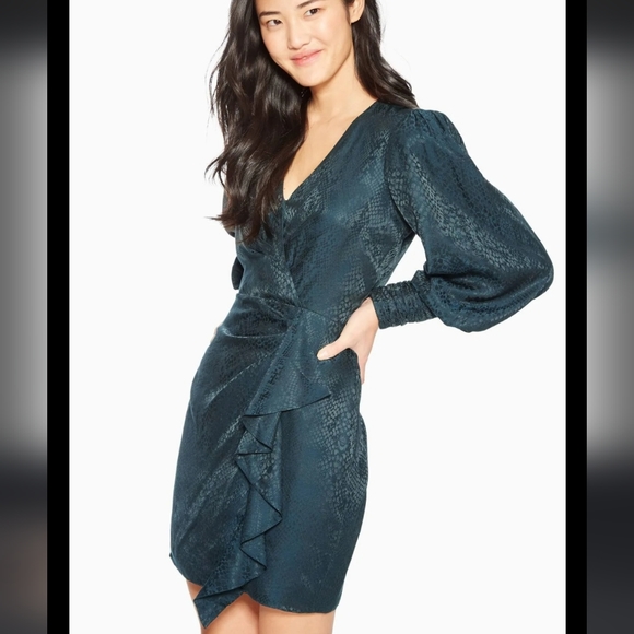 Parker Dresses & Skirts - Parker Womens Dresses Parker Thelma Dress Faux Wrap size 4